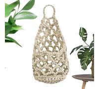 Colgador para plantas en interiores: que ahorra espacio, dimensión externa de 32,0 x 16,0 x 2,0 más peso neto de 160 g, construcción de pieza de cuerda de algodón tejida, colgador | para dormi