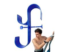 Colgador para poste de piscina, gancho ajustable y resistente, ganchos para de piscina, accesorios de limpieza de natación, filtro de manguera, flotador, escoba, pared, suelo, patio, jardín