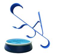 Colgador para Postes de Piscina,Portaherramientas Para Piscina 2 Piezas - Organizador Resistente de Exterior para Patio Natación Subacuática Toalla y Bolsa