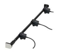 Colgador para puerta con guirnaldas, barra extensible de 31,5 a 39,37 pulgadas, barra tensora resistente | Colgador de puerta ajustable, extraíble y reutilizable para decoración de vacaciones, hogar