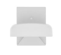 Colgador percha adhesivo acero inoxidable color blanco