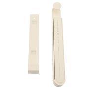 Colgador sobre la puerta, varilla retráctil, gancho plegable, organizador de puerta sin taladro para almacenamiento de toallas de lavandería, aleación de aluminio ligero (blanco como la leche)