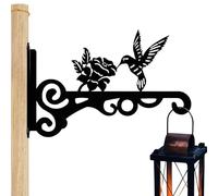 Colgadores de colibrí para exteriores,Soporte Metálico con Alta Resistencia y Diseño de Colibrí - Soportes Colgantes Metálicos Para Plantas De Exterior,En Terraza, Porche, Balcón, Valla, Ventana, Pati