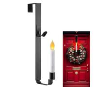 Colgadores de Coronas de Puerta Principal | Con Soporte Para Velas LED Adhesivo - Colgador Para Puerta Para Colgar Coronas,Para Exterior Ventana Techo De Cocina Ducha Baño Guirnalda Navideña