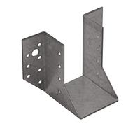 Colgadores de vigas Gedotec con orejetas exteriores de acero | 10 uds. colgadores de vigas - 60 x 100 x 75 mm | base de poste conector angular de alta resistencia | escuadra de metal escuadra de 90