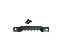 Colgadores metálicos diente sierra para cuadros， Perchas for cuadros con forma de diente sierra y anillo en D triangular, color negro, varios tamaños, paquete 25(F 10x65mm)