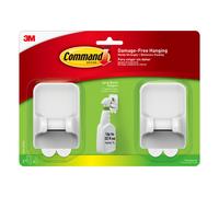 Colgadores para botellas rociadoras Command con capacidad de hasta 32 onzas l quidas. 2 colgadores con 4 tiras Command. Soporte para botellas roc