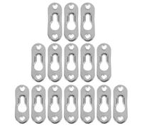 Colgadores para cuadros 50/20/10 Uds perchas de fotos 45mmX16mm sujetadores percha cerradura Metal for marco muebles accesorios gabinete + tornillo(20pcs)