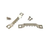 Colgadores para cuadros 50 Uds. Colgador de cuadros pequeño con dientes sierra, marco artístico 1,5 pulgadas, colgante(50pcs Silver)