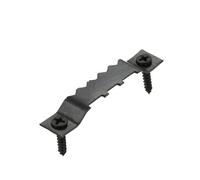 Colgadores para marcos de fotos con dientes de sie Paquete de perchas for cuadros con dientes de sierra de 40 tamaños múltiples multicolores con tornillos(Black X 40)