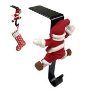 Colgadores Para Medias Navideñas De Chimenea,Sujetador De Coronas Festivas Sin Taladro - Colgador De Guirnaldas Navideñas - Para Coronas Cadenas De Luces LED Pequeñas Linternas Propietarios Anfitrione