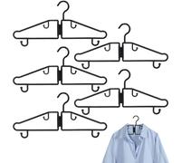 Colgadores plegables - ganchos plegables para almacenamiento compacto | Quinto pantalón 5 piezas prácticas | Shirt Bend, Cupard Ciintre, dobla la casa, camping, Tourag