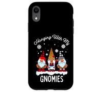 Colgando con Mis Gnomies Tres Gnomos Pijamas De Navidad Carcasa para iPhone XR