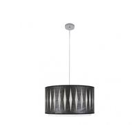 Colgante 1luz modelo alexandra cromo/madera negra regulable fabrilamp