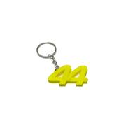 Colgante 44 Lewis LH44 F1, llavero piloto de Fórmula 1, llavero F1, gadget Fórmula 1 para llaves de coche, abreviatura del nombre del piloto de F1, multicolor, Keychain