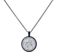 Colgante 7 arcángeles collar negro talismán protección oculta poderoso amuleto amuleto amuleto de la suerte sello de los arcángeles idea regalo esoterismo energía positiva