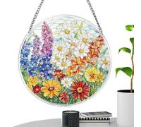 Colgante acrílico 2D para decoración del hogar - para rompecabezas de pared - para interior al aire libre, árbol playa, de vacaciones, sala de estar, balcón