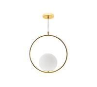 Colgante acrilico color dorado serie aimee 31cm