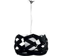 Colgante acuario grande 1xe27 al.reg.xd.68cm negro/blanco