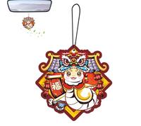 Colgante Ambientador Para Coche,Lindo Colgante Ambientador Para Coche, Colgante de perfume de coche de Año Nuevo, El incienso auto salta el difusor perfumado, fragancia del aire del espejo retrovisor