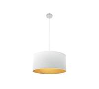 Colgante Anuska 1xe27 Blanco/blanco-oro Regx50x50 Cm