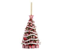 Colgante Árbol de Navidad Adornos para árboles de Navidad Decoraciones festivas para crear una atmósfera alegre para Arbol Navidad (D, One Size)