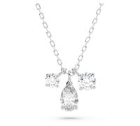 Swarovski Colgante Attract, Tallas mixtas, Racimo, Blanco, Baño de rodio