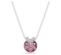 Swarovski Colgante Bella V, Talla redonda, Rosa, Baño de rodio
