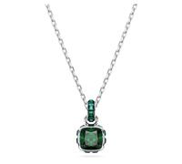 Colgante Birthstone, Talla cuadrada, Mayo, Verde, Baño de rodio OS