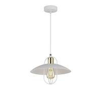 Colgante blanco modelo TELMO de 1 luz ALEMAR