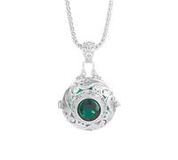 Colgante Casual Colgante Exquisito ratán Eterno Cristal Verde Cristal gawu Caja Colgante Tallada Caja Hueca Collar para Mujeres Joyas de Moda Joyas presentes jewellerybirthday Presente