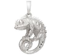 Colgante Chamäleon 32,2x24,2mm de Plata 925 Rhodinado Mate Colgante Nuevo