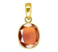 Colgante chapado en oro Ashtdhatu de piedra granate hesonita de 10,47 quilates de 11,25 Ratti original y certificado por Wtgtl Natural Gomed piedra preciosa sin calefacción y sin tratar para fines