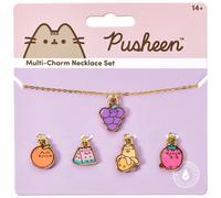 Colgante + charms frutas pusheen
