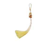 Colgante chino para mujer, broche hecho a mano, borla larga, joyería única para mujer, accesorios de ropa tradicional china