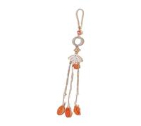 Colgante chino para mujer, broche hecho a mano, borla larga, joyería única para mujer, accesorios de ropa tradicional china