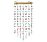 Colgante Colgante de Prisma de Cristal con Cadena de Cuentas de Cristal