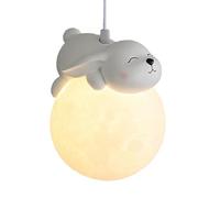 Colgante colgante lámpara moderna lámpara colgante de mesita de noche para dormitorios | Iluminación de péndulo, leche-lámparas de bola blancas, pequeña araña para la cocina, dormitorio