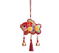 Colgante con diseño de león para el año 2026 del caballo que refleja las tradiciones del festival de primavera y el significado simbólico auspicioso (B)