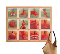 Colgante con forma de bolso de animal - 12 piezas de pato que cambia de color a los rayos UV | Colgantes de animales espejo retrovisor - Para bolso, bolso, móvil, cartera, mochila, maleta y