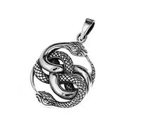 Colgante con motivo de serpientes, plata de ley 925, Nro. 237