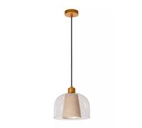 Colgante Cristal Salón Cocina Ø24 CM E27 Mesa de Comedor Pendelleuchte Moderno