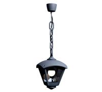 Colgante dario 1xe27 ip55 l.24xan.24xal.73cm resina negra