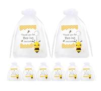 Colgante De Abeja - Tarjeta De Agradecimiento Linda, Llaves De Vacaciones | Juego De Mantas De Abejas De 8, Llavero Festivos Para Bolsa, Coche, Oficina De Oficina, Decoración I