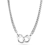 Colgante de acero inoxidable con cierre de plata de ley Bling Jewelry para mujer y hombre, 22 pulgadas