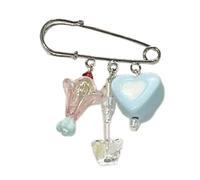 Colgante De Alfiler Con Cuentas Estrella a Broche Decorativo Con Borlas Encantadoras Accesorio Alfiler Seguridad Joyería Para Bolsos Mujer Dije Mochila Mujer