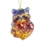 Colgante de animales, decoraciones para árboles de San Valentín acrílicos
