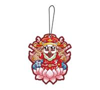 Colgante de aromaterapia para coche, fragancia de aire para coche, para colgar en el año nuevo chino, difusor perfumado de chips de incienso, fragancia de aire para espejo retrovisor