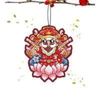 Colgante de aromaterapia para coche, tabletas de aromaterapia para festival de primavera, difusor aromático de chips de incienso, fragancia de aire para espejo retrovisor