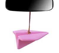 Colgante de avión de papel, divertido ambientador novedoso, difusor de aroma para retrovisor, accesorio decorativo y fragante para coche